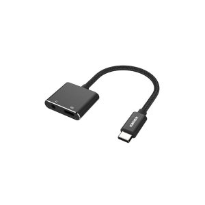 Kanex USB-C to 3.5mm Headphone Jack Adapter plus Charging – Black
