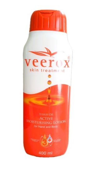 Veerox Active Moisturising Lotion with Tissue Oil - 400ML