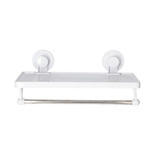 Shelf With Hand towel Rack &amp; Suction Cup 32cm