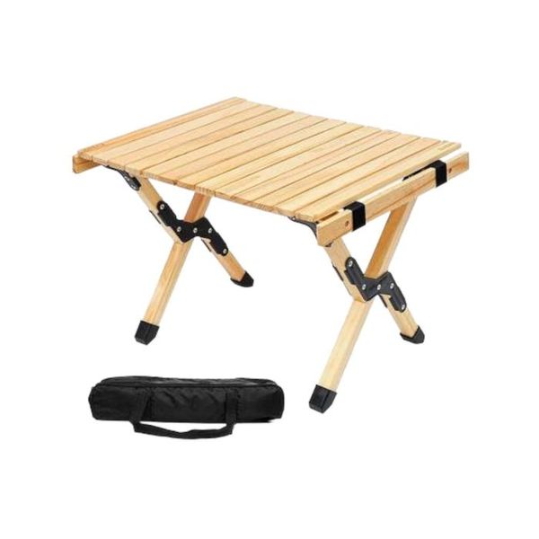 60 cm Beech Wood Travel Camping Table