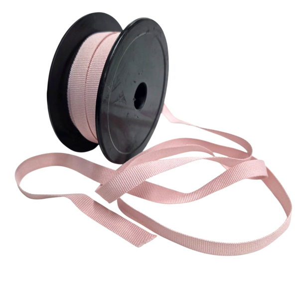 Light Pink Petersham Ribbon 10mm x 20m Roll for Gifts, Crafts &amp; Décor