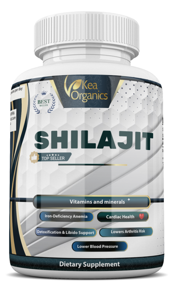 Kea Organics - Shilajit (85 Essential Minerals Plus) - 60 Veggie Capsules
