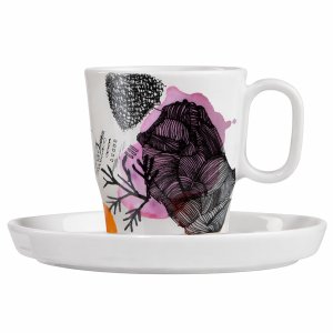 Ritzenhoff Genussklasse No.2 Espresso Cup &amp; Saucer 95ml Porcelain