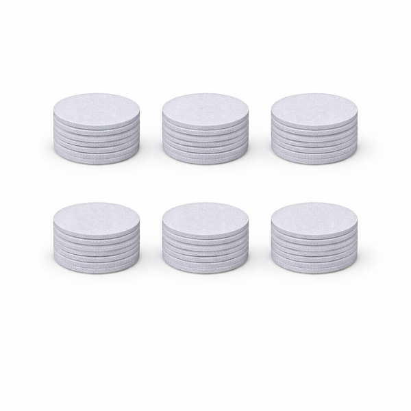 Fourty Pack - Fabric Fasteners - Grey