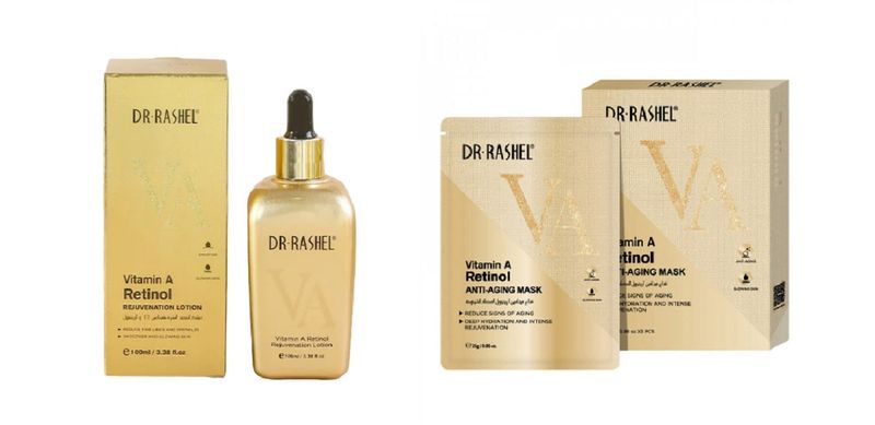 Dr Rashel Vitamin A Retinol Anti-Aging Treatment Care Pack (Lotion + Masks)