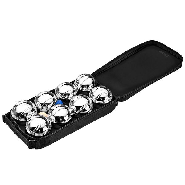 MIkaco Metal Boule Game Set of 8 with Storage Bag