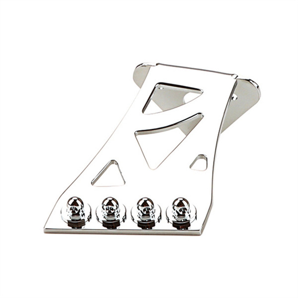 4 Strings Banjo Tailpiece for Guitar Replacement Accessory Silver