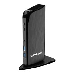 WavLink USB C Triple Display Docking Station with PD for Apple Mac, Windows
