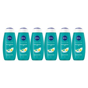 NIVEA Frangipani &amp; Oil Shower Gel Body Wash, 6x500ml