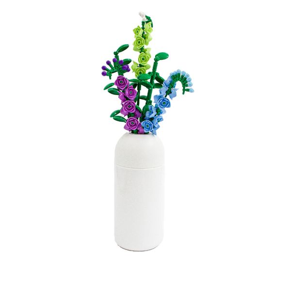 Sluban Building Set: Pleyerid - Flowers - Rocket Larkspur - 222 Pieces