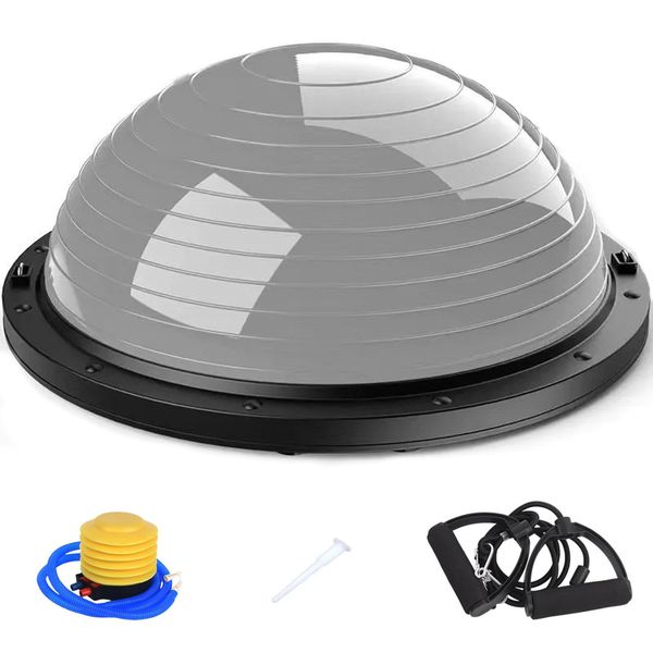 58cm-Fitness Balance Ball Balance Trainer Yoga Ball Pilates Bosu Ball