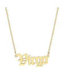 Virgo Horoscope Birth Star Sign Zodiac Astrology Necklace Birthday Gift