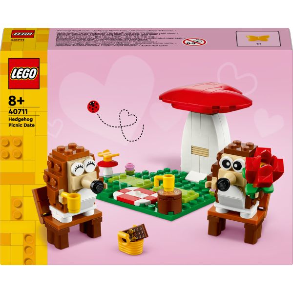 LEGO® Hedgehog Picnic Date Animal Toy Playset 40711