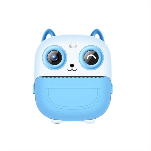 Kids Digital Camera 2.4Inch 1080P Dual Cameras with Memory Card Blue