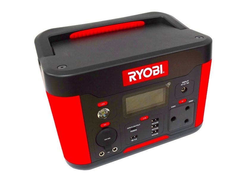 Ryobi Portable Power Station 500W Output (storage 550WH)