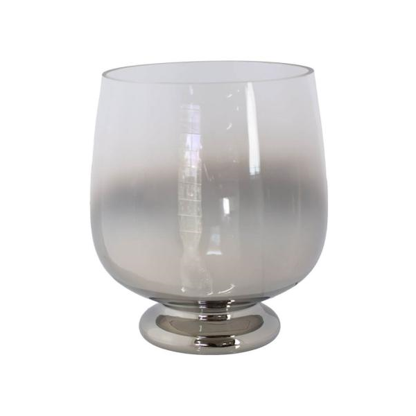 Mento Grey Round Vase