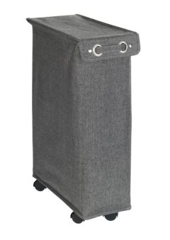 Wenko - Laundry Baskey 43l - with Lid - Corno Prime - Black-White