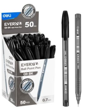 Deli Ball Point Pen (Q9) - 50pcs