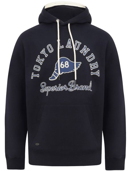 Tokyo Laundry - Mens Nocona Brush Back Fleece Pullover Hoodie In Navy (Parallel Import)