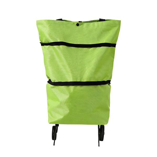 Portable Shopping Cart with Wheels for Grocery Shopping and Package Pickup
