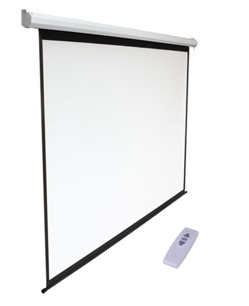 HD 100'' Motorized Electric Projector Screen with Remote
