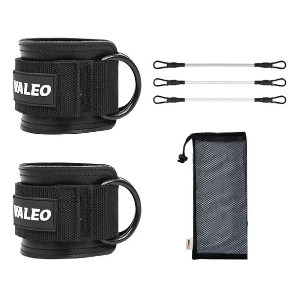 MIkaco Padded Ankle Straps for Cable Machines (Pair)