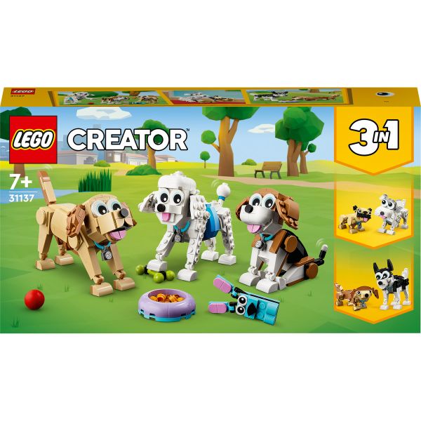 LEGO® Creator 3in1 Adorable Dogs 31137 Building Toy Set (475 Pieces)