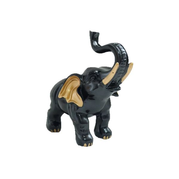 Resin Black Gold Alloy Craft Figurine, Mascot, Desktop Decoration