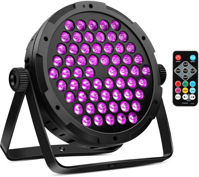 90W 60 LEDs Par Light RGB Stage Par Light Remote Control For Parties Stages