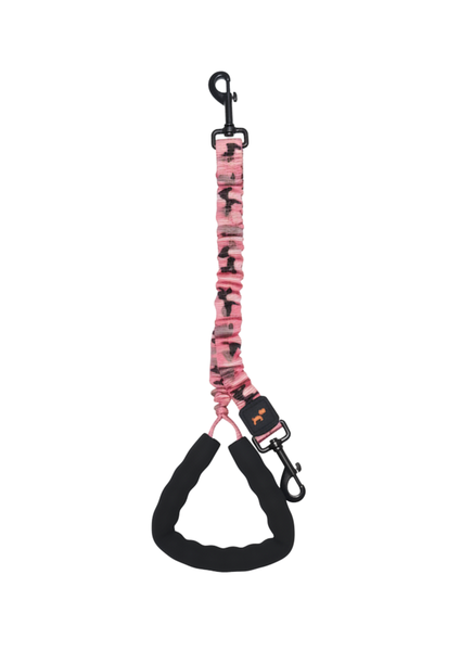 Short Elastic Dog Training Leash - Comfort Handle for Control in 3 Colors