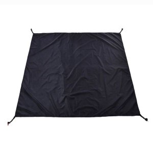 Black Groundsheet With Pegs