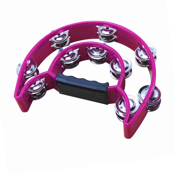 Double Row Handbell Tambourine for Parties