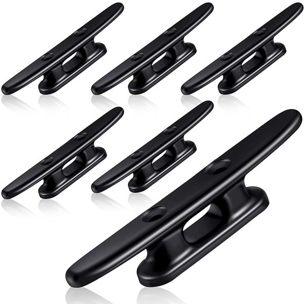 6-piece Boat Cleat Kayak Cleats 4 Inch Nylon for Mooring