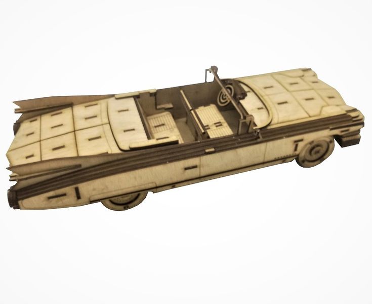 Cadillac Eldorado 3D Puzzle Wooden 3D Model