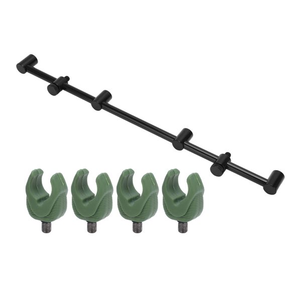 Fishing Rod Pod Stand 45cm Aluminium Crossbar Bracket for Coarse Fishing