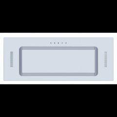 Falco 90cm Fully Integrated White Glass Extractor FAL-90-BIG