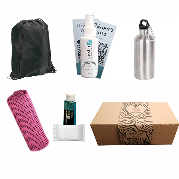 Sunsha Skincare Beginners Women's Fitness &amp; Skincare Kit Set