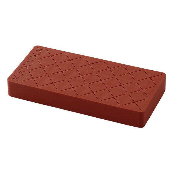 24 Grid Silicone Lipstick Holder Storage Rack - Red
