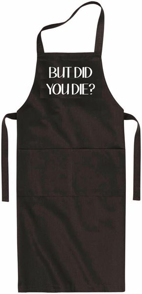 Qtees Africa But Did You Die Apron