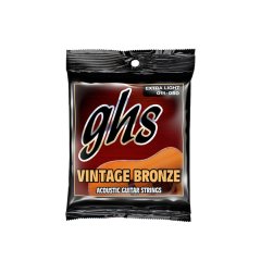 GHS Vintage Bronze Acoustic Guitar Strings VNXL extra light 11-50
