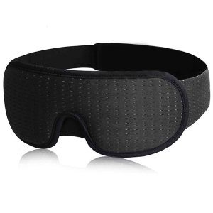 Premium Blackout Sleep Eye Mask (3d Breathable Mesh Design)