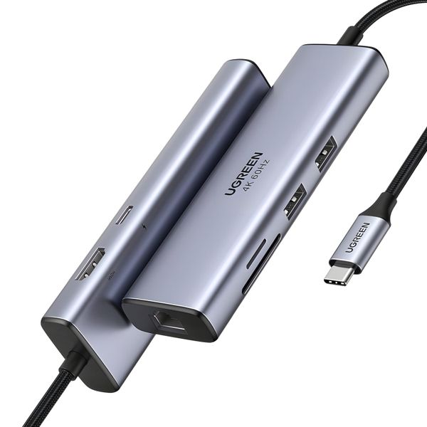 UGreen 60515 USBC 7IN1 Docking Station-GY
