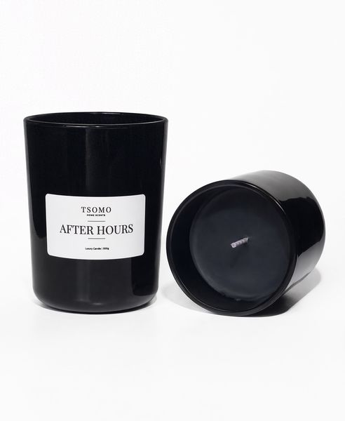 TSOMO HOME SCENTS After Hours Luxury Black Scented SoyCoconut Candle 300ml