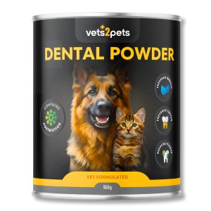 Vets2Pets Dental Powder Dogs &amp; Cats Oral Care - 150g