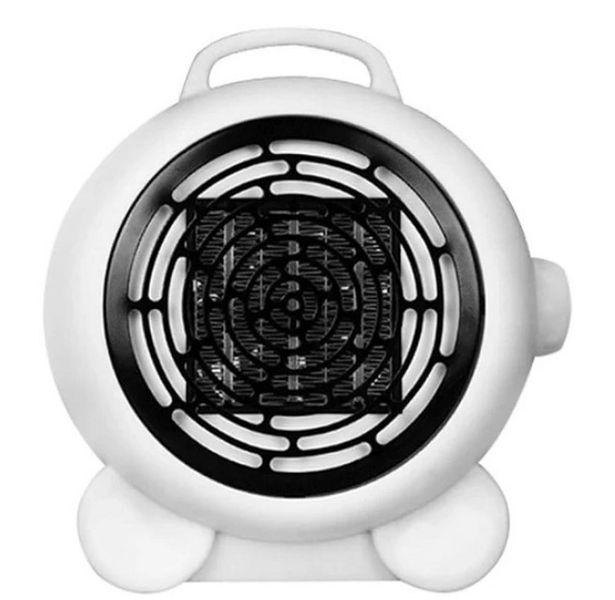 1831513 1000W Compact Electric Fan Heater with Safety Tip-Over Switch