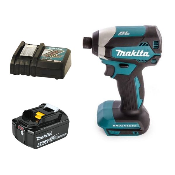 Makita DTD153ZJ Impact Driver Cordless with 6.0Ah Battery &amp; Charger