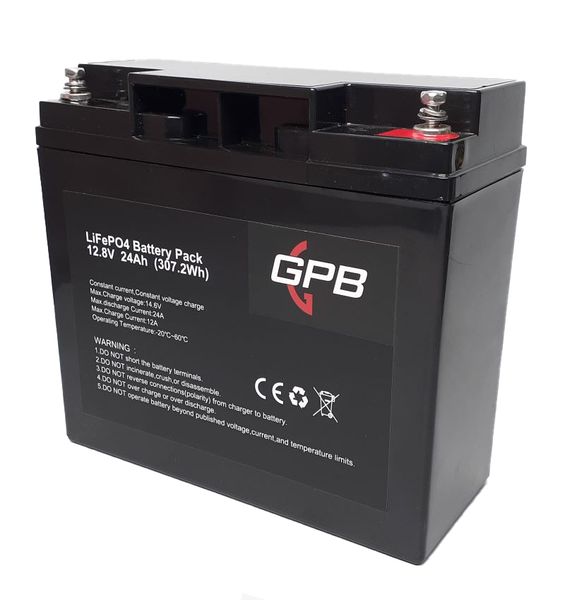 12.8V 24Ah Lithium Iron Phosphate Battery