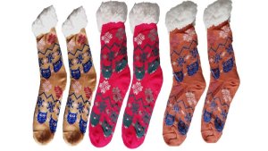 knitted Winter socks Assorted 3 in 1