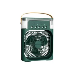Portable Air cooler Fan with humidifier with RGB light-Green