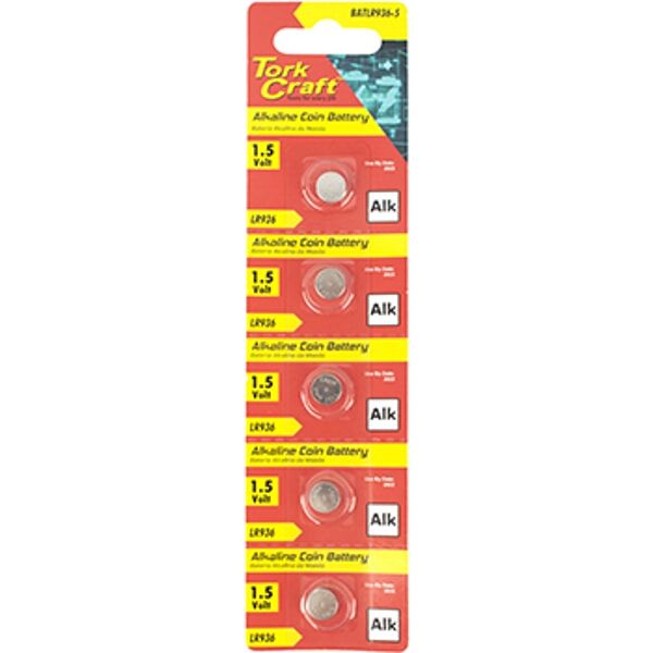 Lr936 Alkaline Coin Battery X5 Pack (Moq 20)